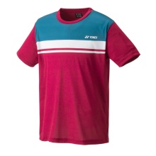 Yonex Sport T-shirt Crew Neck Stripes 2023 red Men